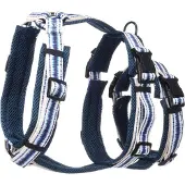 Flamingo Hond Veiligheidsharnas Gili Island Blauw L 46-80cm 60-86cm 55-76cm 25m