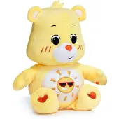 Care Bears / Troetelbeertjes Knuffel Geel 33cm