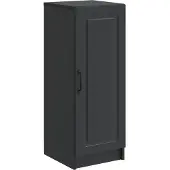 vidaXL Dressoir Zwart 33 x 34,5 x 87 cm Bewerkt hout