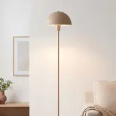 LumenXL Mushroom vloerlamp Sorai van beige metaal