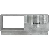 vidaXL Salontafel Betongrijs 90 x 50 x 37 cm Bewerkt hout