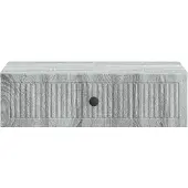 vidaXL Wandgemonteerde Zijtafel Grijs sonoma 59 x 34,5 x 17 cm
