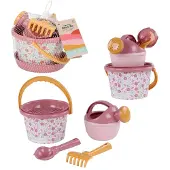 Little Dutch Rubo Toys strandset Pink Flower 5-delig kunststof.