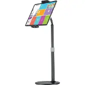 Wozinsky standaard voor tablet en telefoon op het bureau zwart (WTHBK4), Smartphonehouder, Zwart