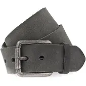 Vanzetti Leren riem Denim Love 45mm Leather Belt W80 Black zwart