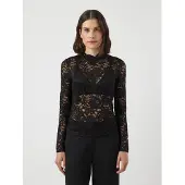 Y.A.S. Blouse 'YASLacey' zwart