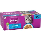 Whiskas Visdelicatessen In Gelei Natvoer Voor Katten 80x85g