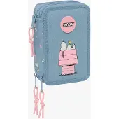 Snoopy 12.5x19.5x5.5 Cm Triple Etui