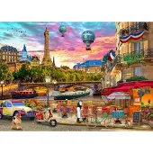 Blue Bird City of Love, Paris Puzzel 500 stukjes