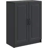 vidaXL Dressoir Zwart 66 x 34,5 x 87 cm Bewerkt hout