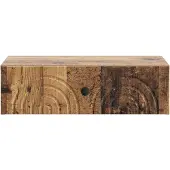 vidaXL Wandgemonteerde Zijtafel 59 x 34,5 x 17 cm Bewerkt hout