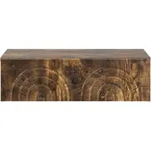 vidaXL Wandgemonteerde Zijtafel 59 x 34,5 x 17 cm Bewerkt hout