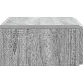 vidaXL Wandgemonteerde Zijtafel 59 x 34,5 x 17 cm Bewerkt hout
