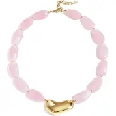 Yehwang Ketting met asymmetrische statementkraal