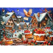 Bluebird Puzzle Kerstpuzzel, Kerstplezier - 1500 stukjes