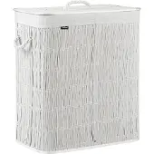 Beliani ARRAIAS - Wasmand - Wit - 100 l - Polyester