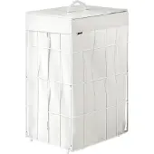 Beliani APOTERI - Wasmand - Wit - 41 cm - IJzer