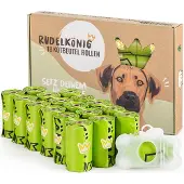 Rudelkönig Hondenpoepzakjes 270 stuks met Dispenser – Duurzame poepzakjes hond, lekdicht & geurloos