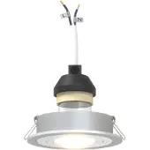 vidaXL Spotje 24 st zilver 9 x 9 x 2 cm Aluminium