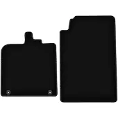 Super Merchant zwarte veloursmatten voor: Smart ForTwo II hatchback (2007-2014)