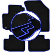 Super Merchant -BLUE automatten voor: Suzuki SX4 I hatchback (2006-2014)