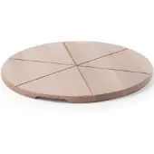Hendi Pizza plank – beukenhout – met snijgroeven – Ø 450 mm