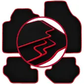 Super Merchant -RED automatten voor: Ford Fiesta MK5 hatchback (1999-2002)