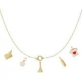 Yehwang Eiffeltoren DIY ketting