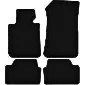 Super Merchant zwarte veloursmatten voor: BMW 1 F20 hatchback (2011-2019)