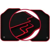 Super Merchant -RED automatten voor: MG F / TF coupé, cabrio (1995-2005)