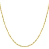 Yehwang Goudlief.nl Ketting van massieve kralen - 5 mm - Roestvrij staal - Verkleurt niet