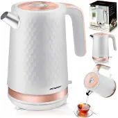 Berdsen BD-705 waterkoker 1,7l, wit en koper