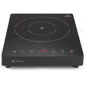 Super Merchant Inductiekookplaat 2000W Black Line, RVS, 37,3(b)x29,3(d)x5,6(h)cm, 239391