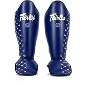 Fairtex SP5 Competition Scheenbeschermers – Maat M – Blauw – Kickboksen, Muay Thai & MMA