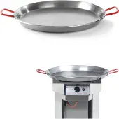 Super Merchant Paella pan plat staal
