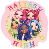 Rainbow High Gevormd kussen - Velours - Voor de kinderkamer