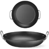 Hendi Serveerpan – Carbon Staal – Ergonomische Handgrepen – 264x297 mm