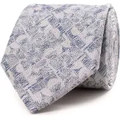 Tresanti stropdas donkerblauw geprint