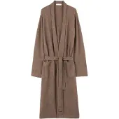 GOBI Cashmere Badjas lang 'Men's Cashmere Robe' taupe