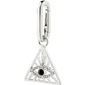Pilgrim Hangers zwart / zilver / transparant