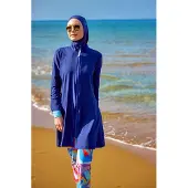 Turkishsouq Marina Bescheiden badpak met volledige dekking Kleurrijk