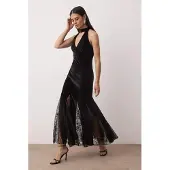 Turkishsouq Rechte maxi-jurk voor dames, mouwloos, chic/avond skaterjurk