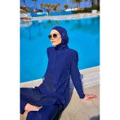 Turkishsouq Marina Navy bescheiden badmode Burkini