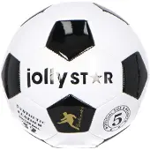 Jollity Jolly Star Voetbal Semi Pro - Voetbal voor Kids - Zwart Wit