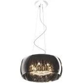 Zuma Line CRYSTAL P0076-06X-F4FZ Hanglamp - 6x G9, 50cm, Zilver/Transparant
