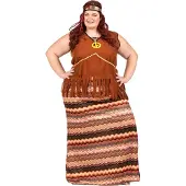 Finidi Mooi Hippie dame kostuum Eline