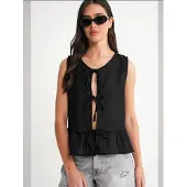 MixRay Rimpelige Strik Voor Blouse