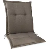 Beautissu HighLux NL Zitkussen voor Tuinstoel Kussen 105x50x7cm Taupe
