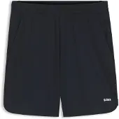 BOSS Active Sneldrogende short van stretchmateriaal met diepe mesh zakken Maat M