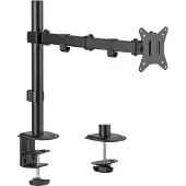 Macleans - Monitorbeugel - bureausteun voor LCD-monitor, 17-32", 9kg, VESA 75x75 en 100x100 dubbele arm, MC-753N